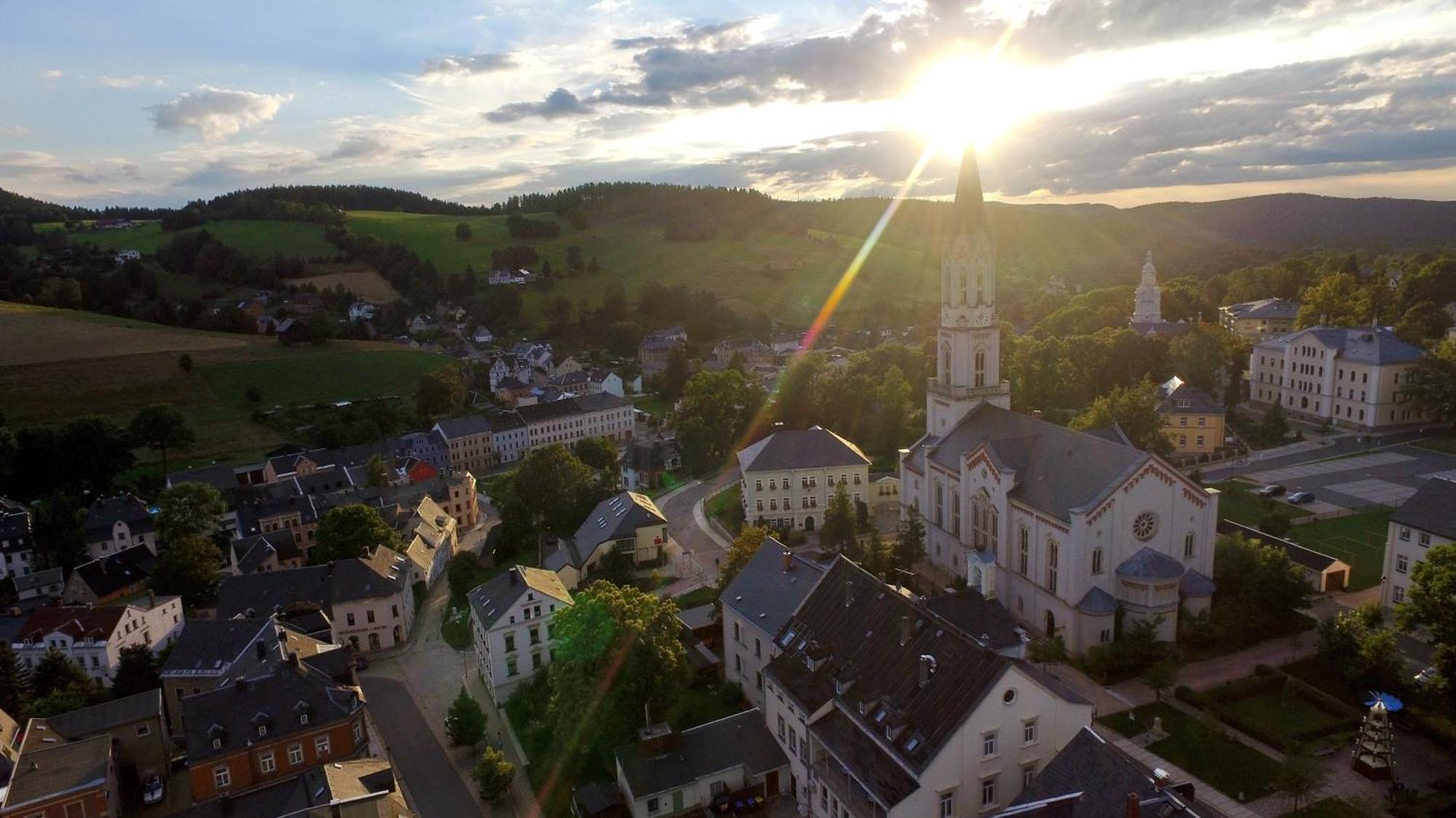 Ferienwohnung Am Bergmannsbrunnen Schoenheide Luaran gambar